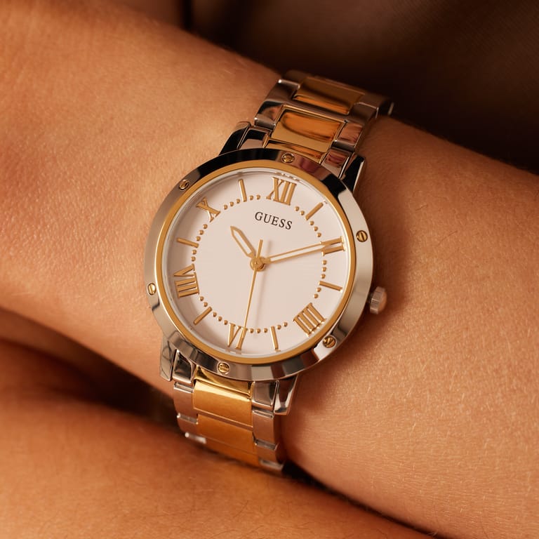 Guess stainless steel dameshorloge bicolor DAWN GW0404L2