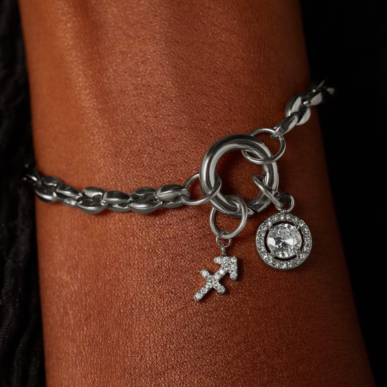 Charm aus Edelstahl, Schütze