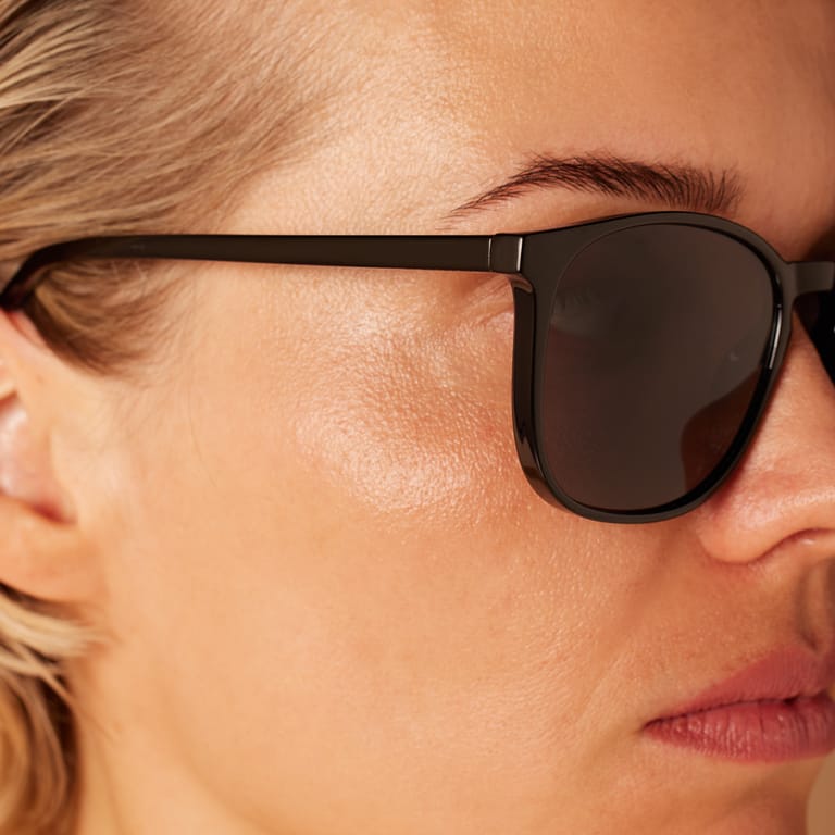 Schwarze Sonnenbrille