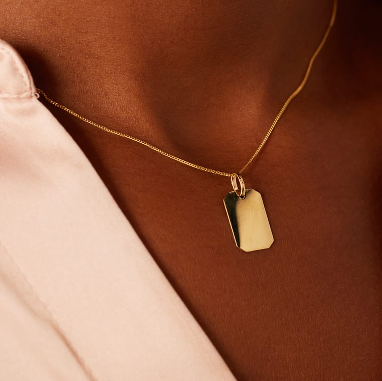 9 karaat hanger dogtag