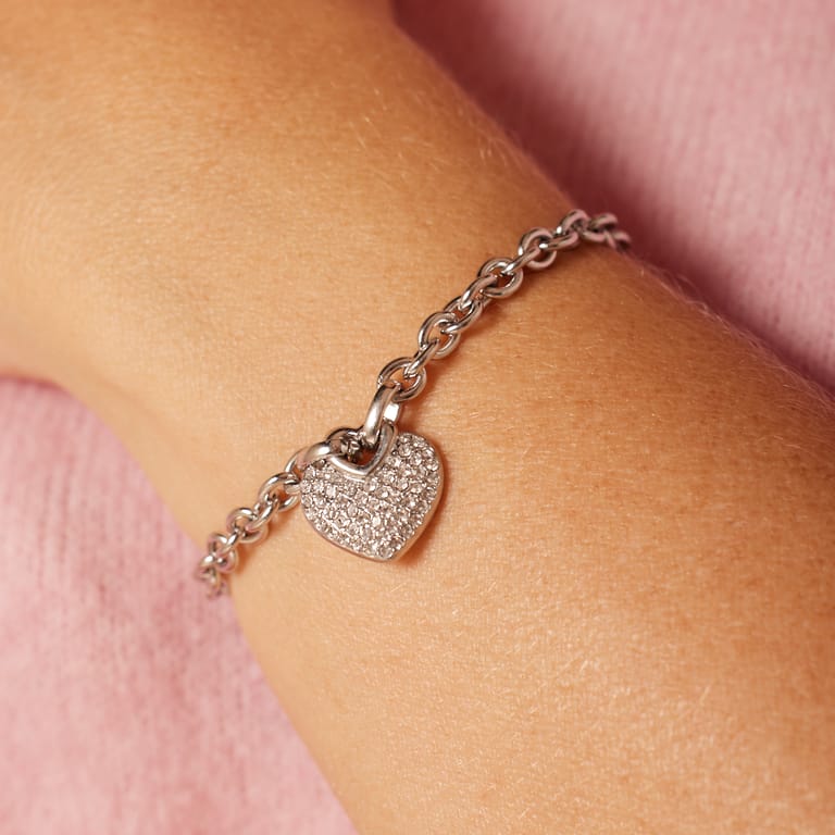 Guess stalen armband CRAZY IN LOVE