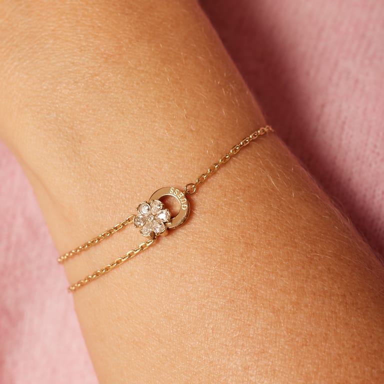 Guess stainless steel goldplated armband Lily