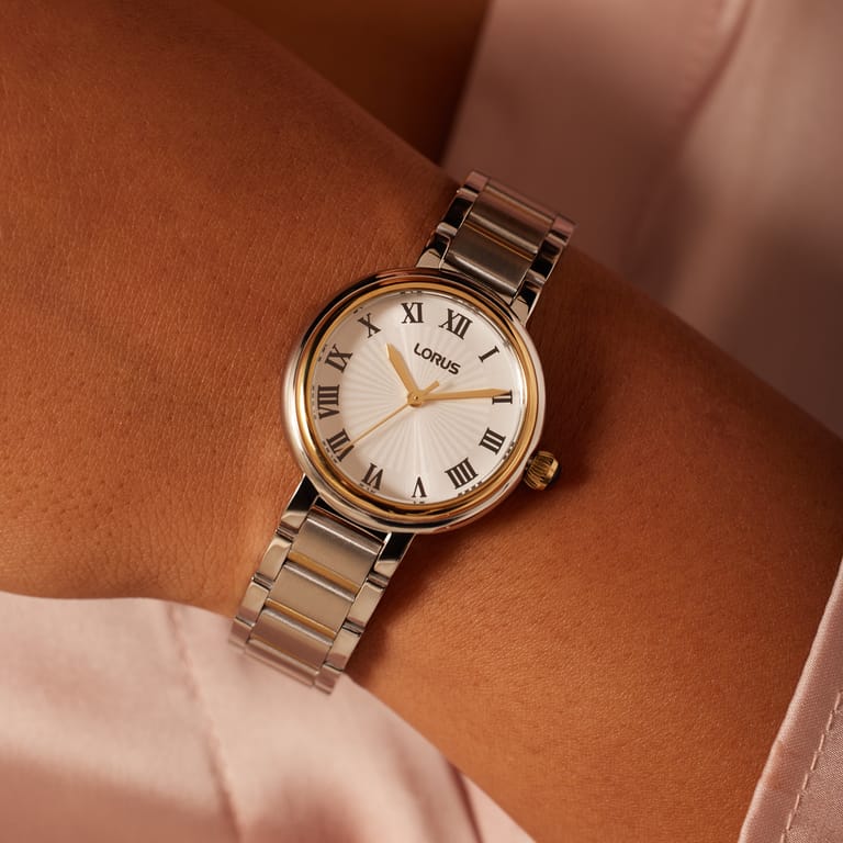 Lorus Minimalistisch Dames Horloge Bicolor RG208YX9