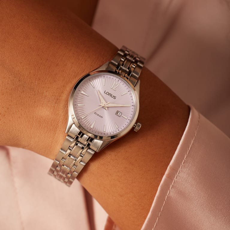 Lorus Minimalistisch Dames Horloge Zilverkleurig RJ299BX9