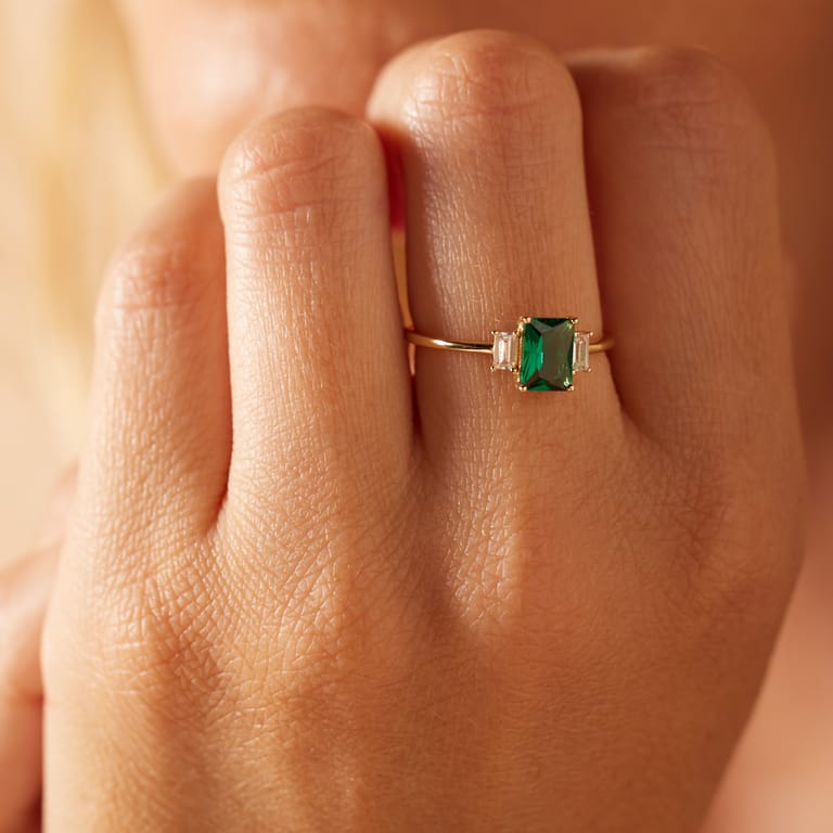 Zilveren ring met zirkonia voor dames