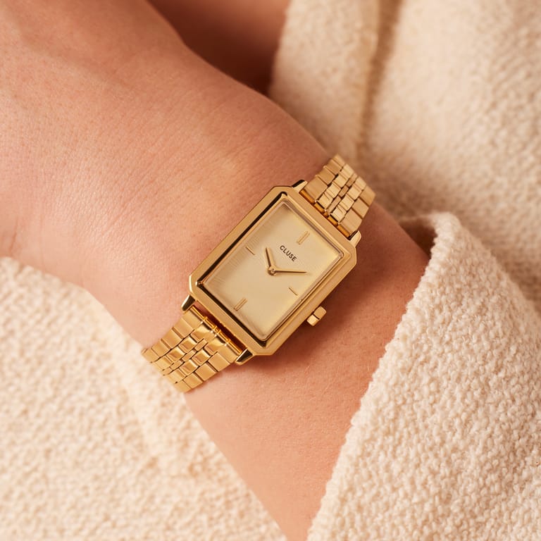 CLUSE - Fluette horloge goudkleurig staal