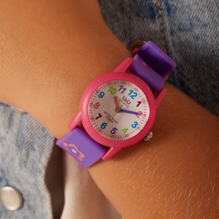 Q&Q Kinderuhr Lila