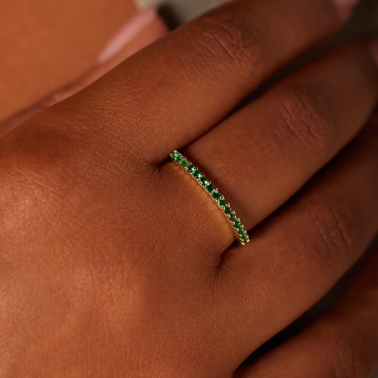 Zilveren goldplated ring met zirkonia voor dames