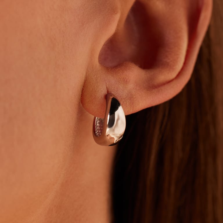 Zilveren oorringen voor dames