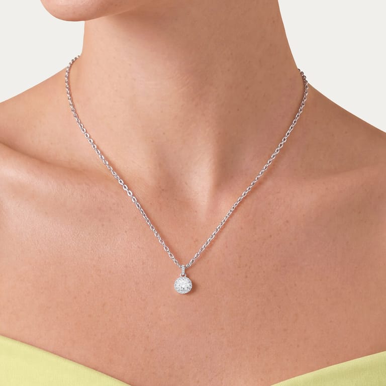 Zilveren sieradenset met zirkonia voor dames