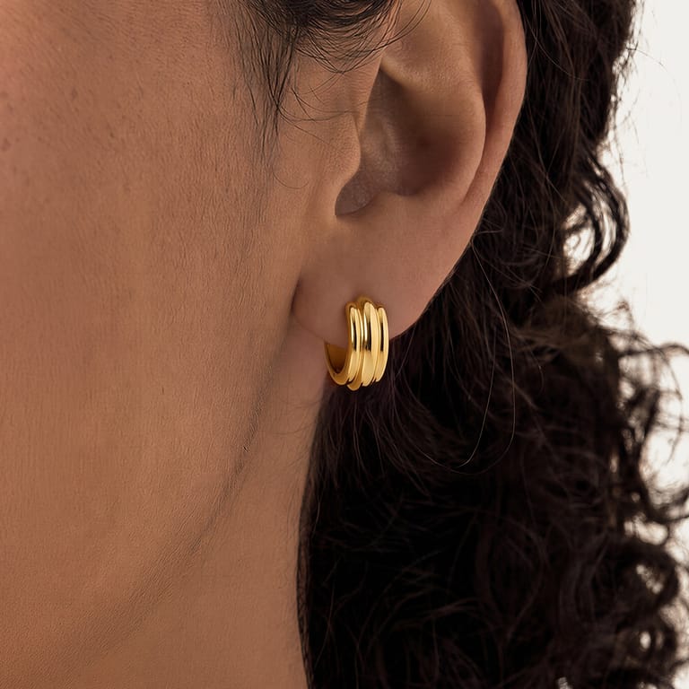 Stainless steel oorringen voor dames
