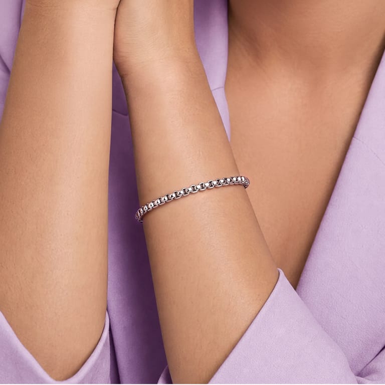 Stainless steel armband voor dames