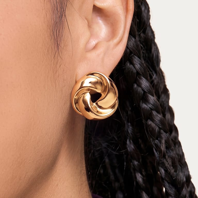 Stainless steel oorknoppen voor dames