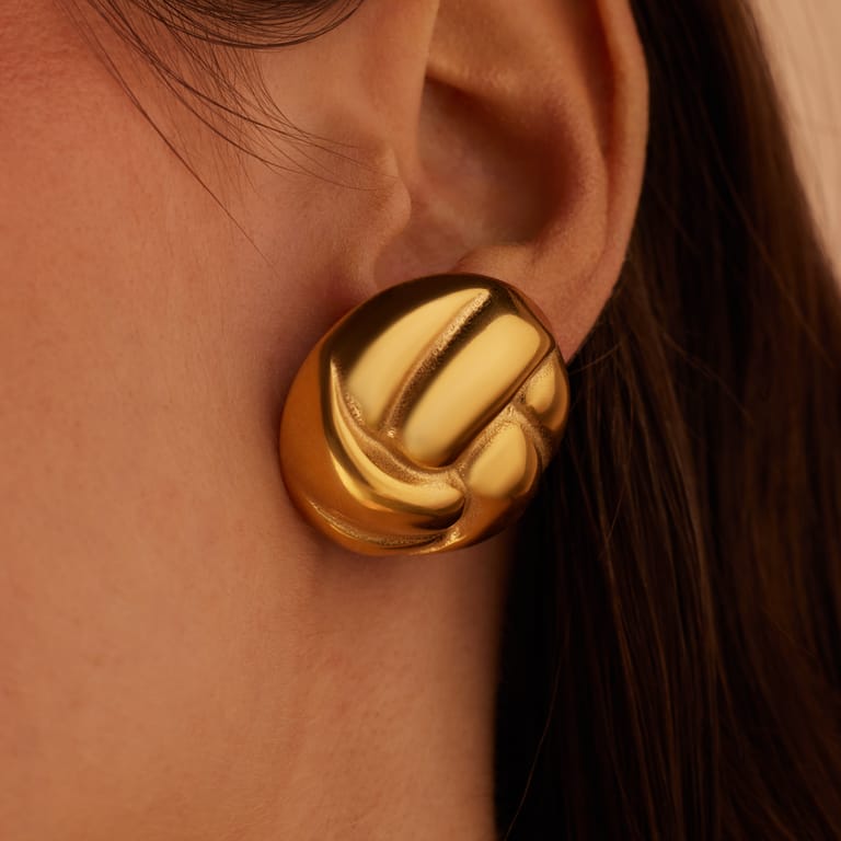 Stainless steel oorknoppen voor dames