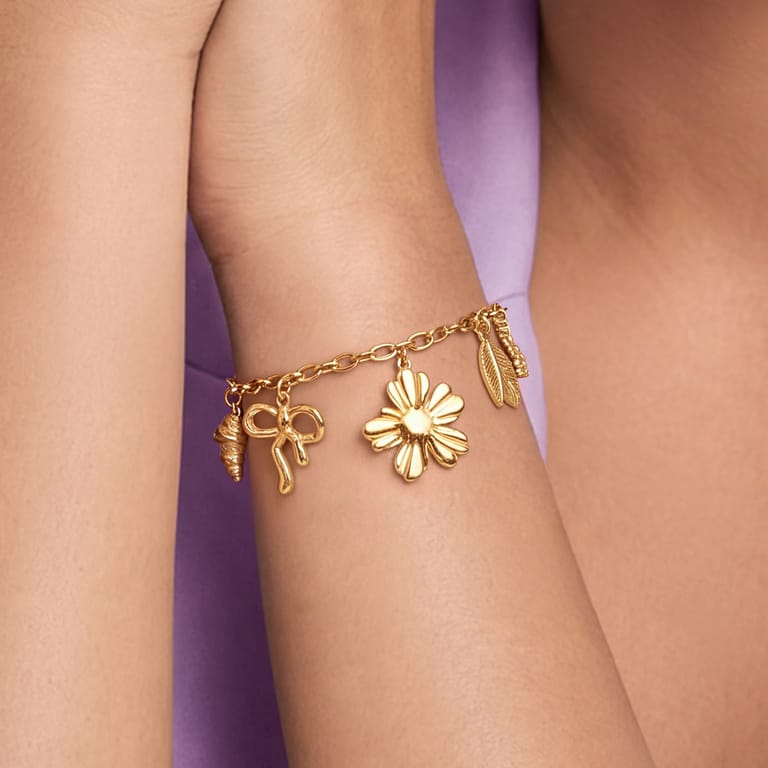 Stainless steel bedelarmband voor dames