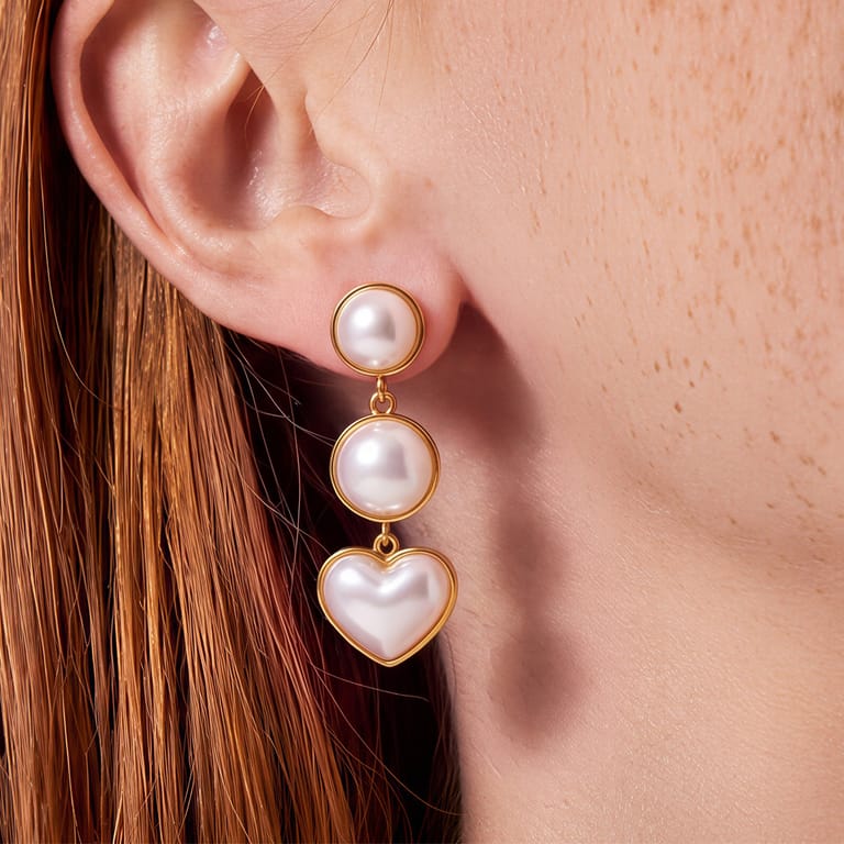Stainless steel oorknoppen voor dames