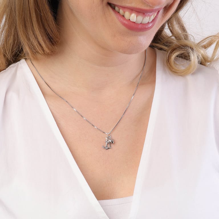 Silberner Charms Glaube, Hoffnung, Liebe