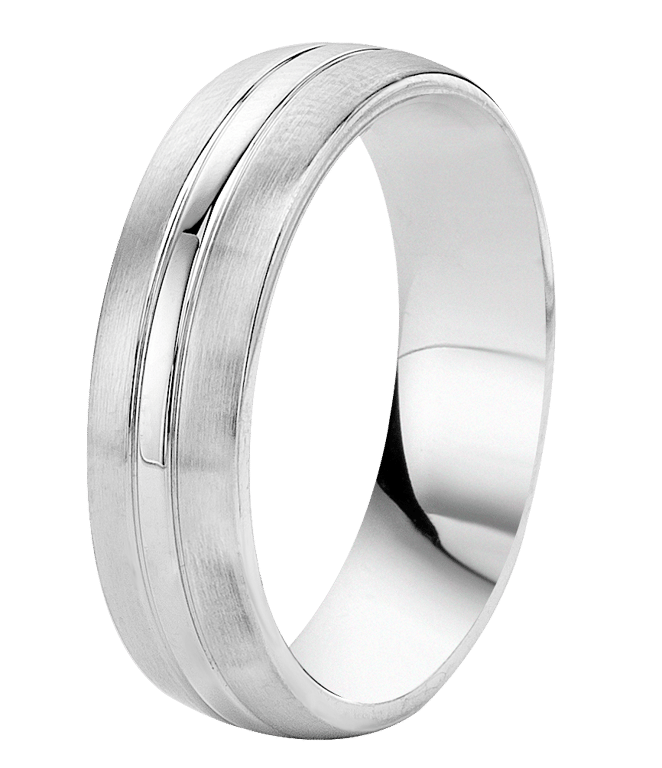 Gerecycleerd stainless steel liefdesring seville heren