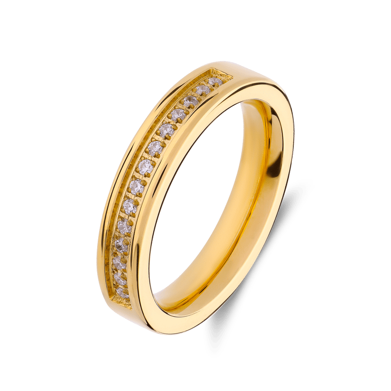 Stainless steel liefdesring marrakech dames