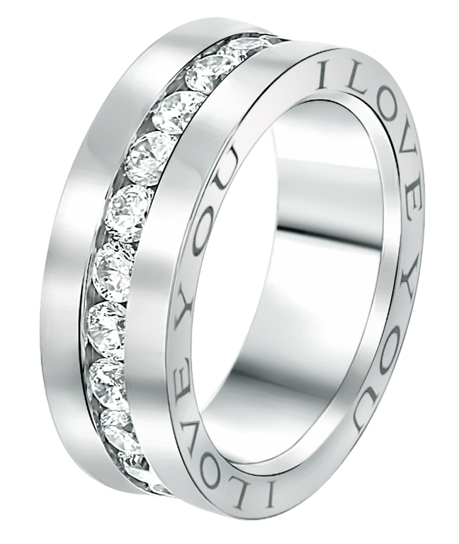 Stainless steel vriendschapsring Venice dames