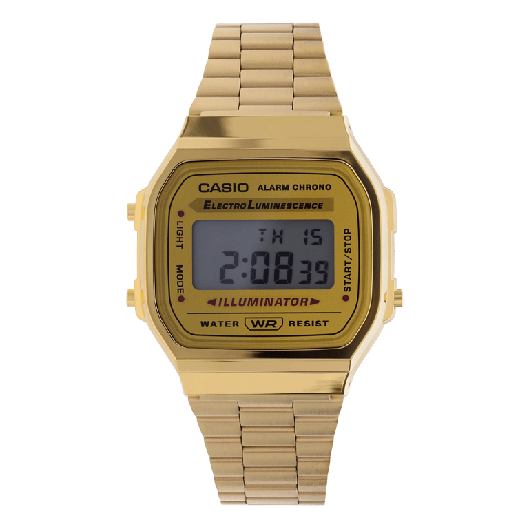 Casio Retro Digitaal Horloge Goudkleurig A168WG-9EF