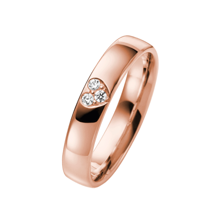 14Krosegouden trouwring diamant Duizendschoon H93R
