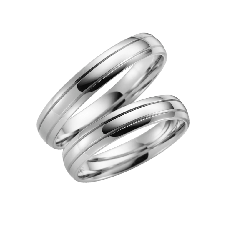 Palladium Trauring Flora Damen H12P