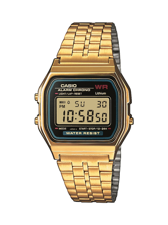 Casio Retro Digitaal Horloge Goudkleurig A159WGEA-1EF