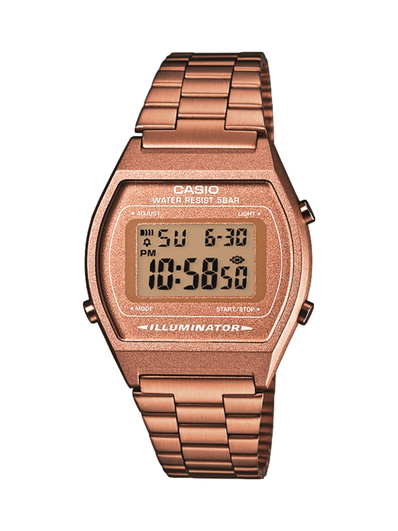 Casio Retro Digitaal Horloge Rosekleurig B640WC-5AEF