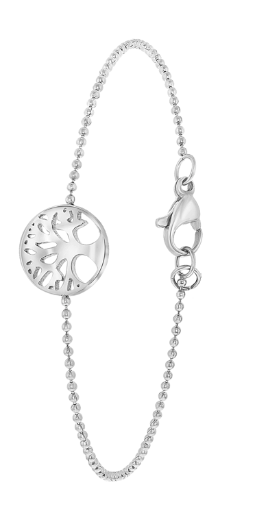 Gerecycled stalen armband levensboom