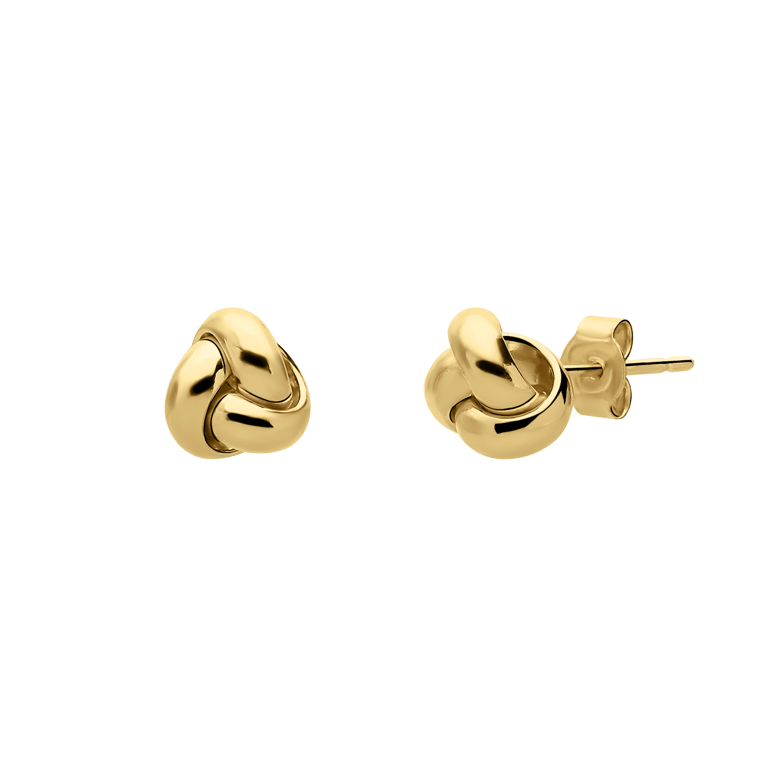 Ohrstecker Knoten aus 375 Gold