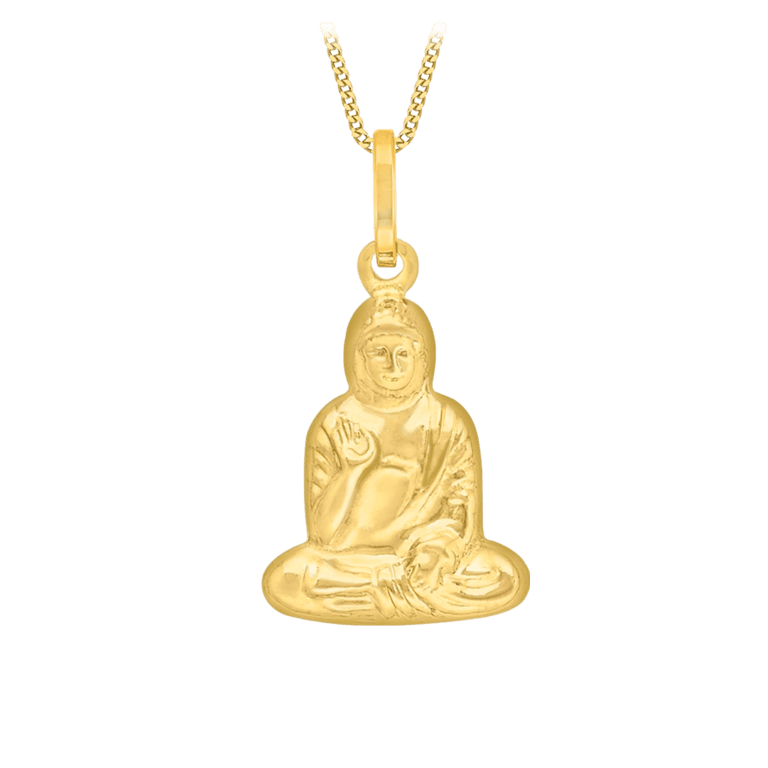 9 Karaat hanger buddha