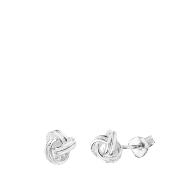 Silberohrringe, Knoten