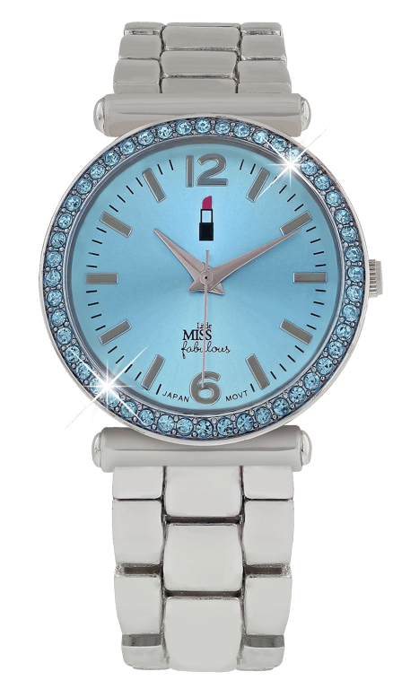 Little Miss Fabulous Kinder Horloge Zilverkleurig