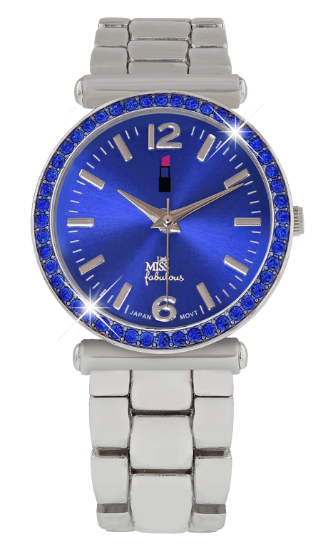 Little Miss Fabulous horloge met een stalen band