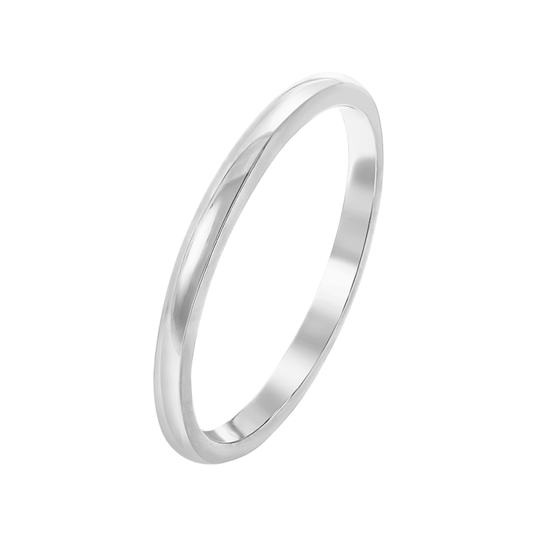 Zilveren ring rhodiumplated