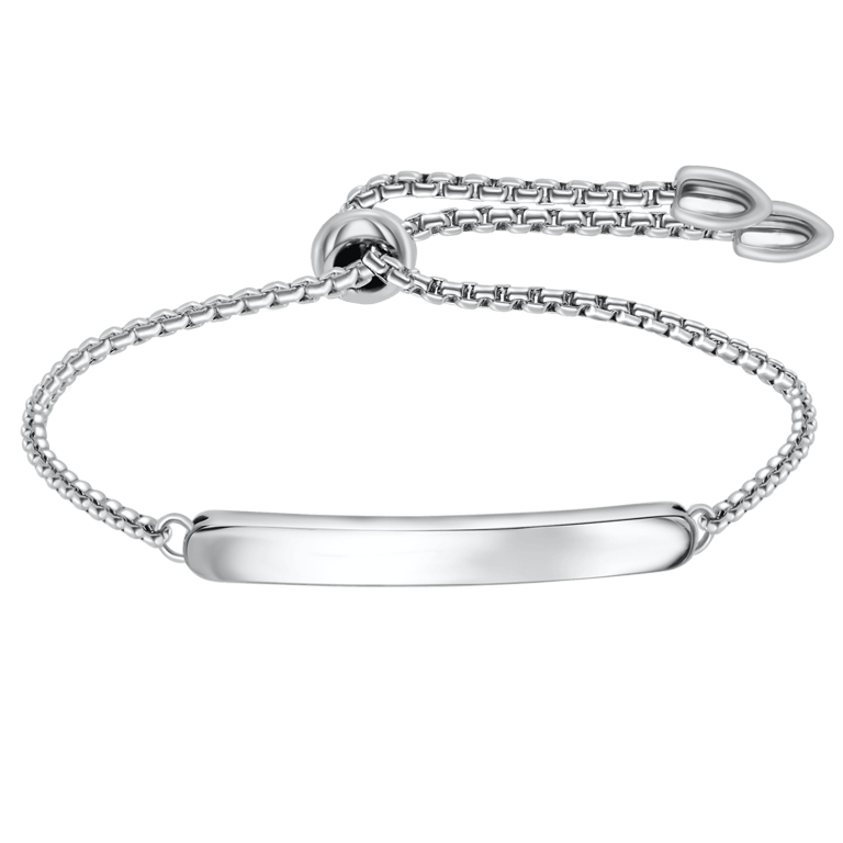 Gerecycleerd stainless steel plaatarmband