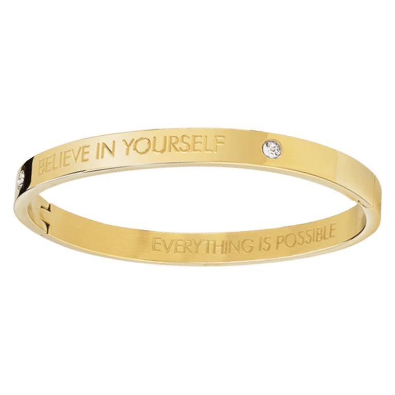 Guess stainless steel armband bangle goldplated Believe