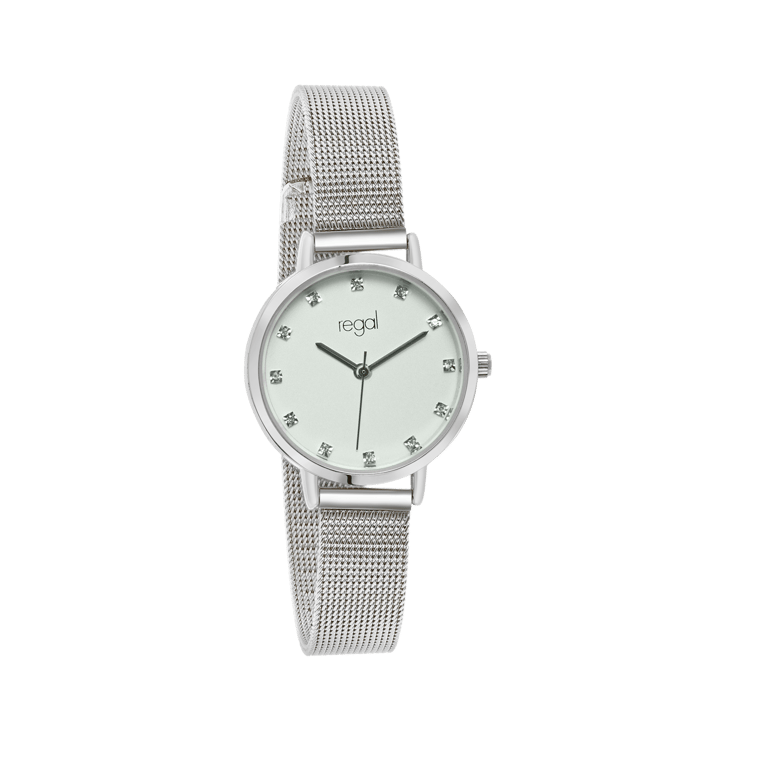 Regal Sparkle Dames Horloge Zilverkleurig