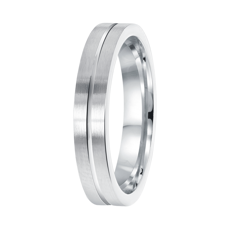 Silberner liebesring für Herren ,,Budapest