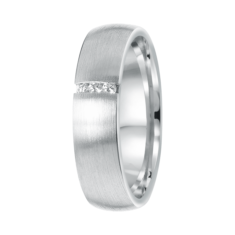 Zilveren liefdesring Riga dames zirkonia