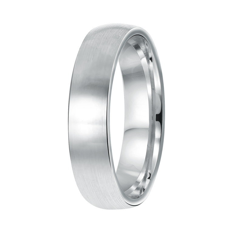 Zilveren liefdesring Riga heren