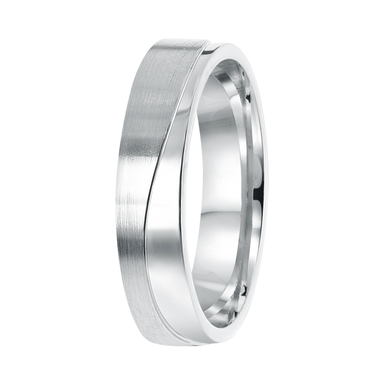 Silberner liebesring für Herren ,,Santorini