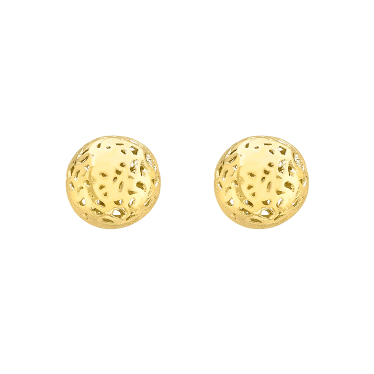 Ohrstecker Kugel aus 375 Gold