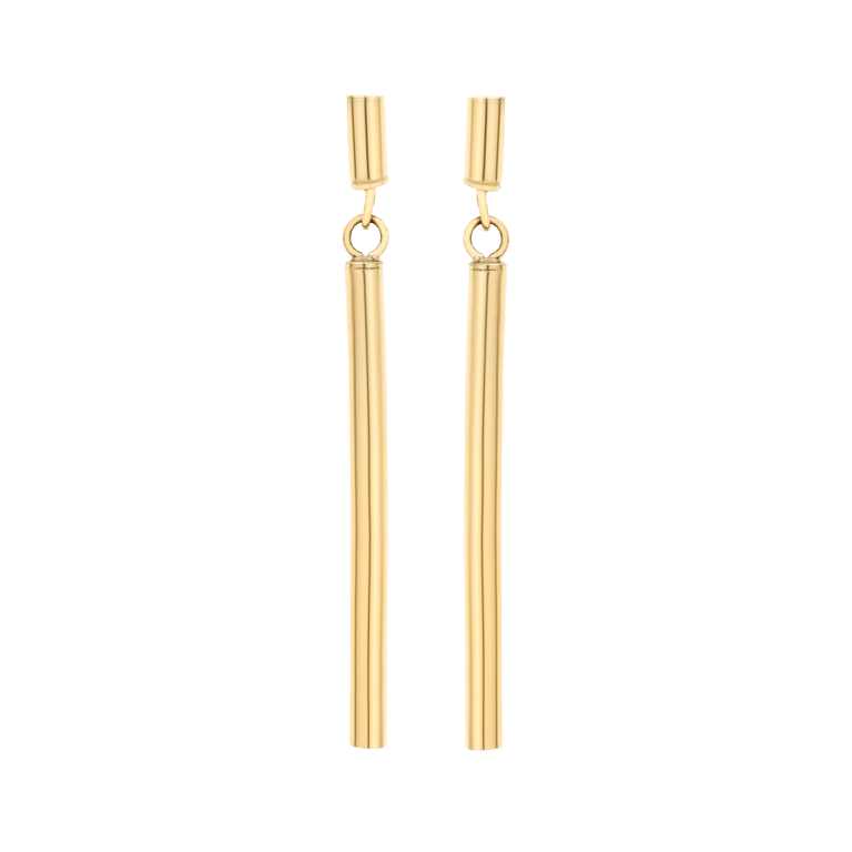 375 Gold Ohrringe, Stab