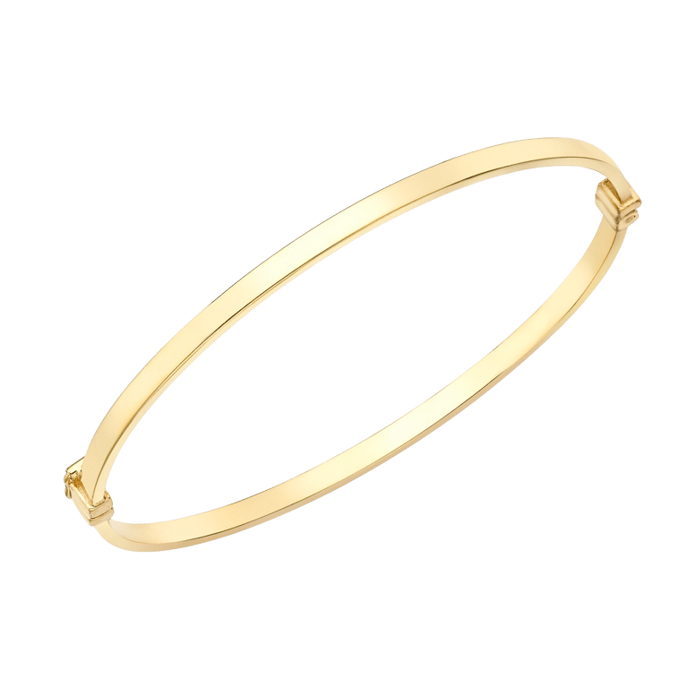 9 Karaat bangle vierkante buis