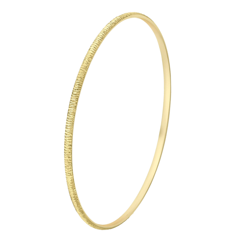 9 Karaat bangle bewerkt