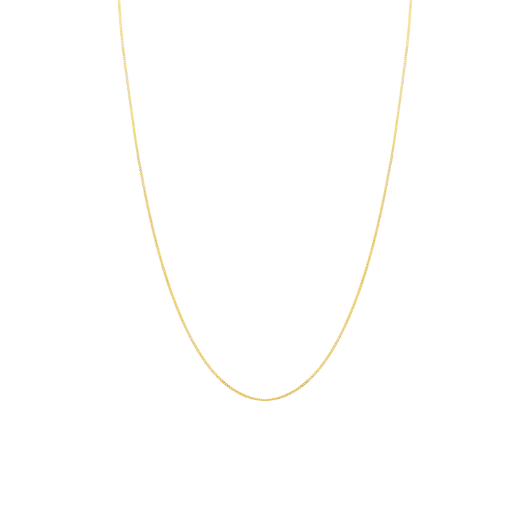 9 Karaat ketting gourmet schakel diamond cut