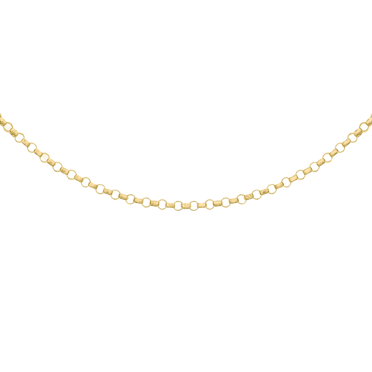 375 Gold Jasseron-Halskette