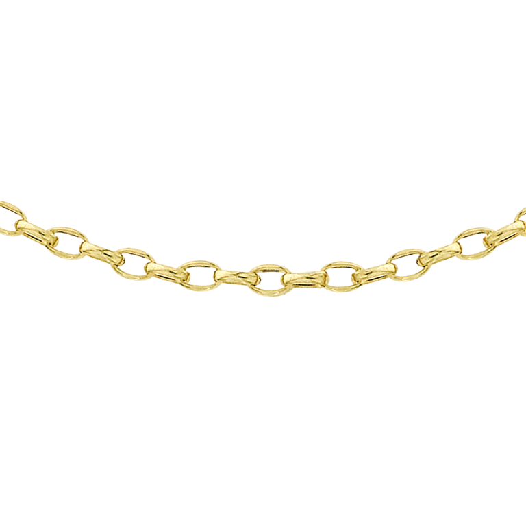 375 Gold Halskette Jasseron mit Diamantschliff